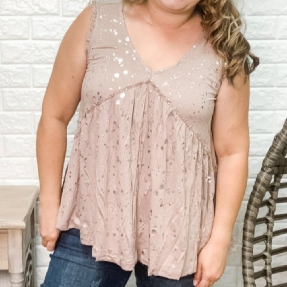 NWT Ruffle tank